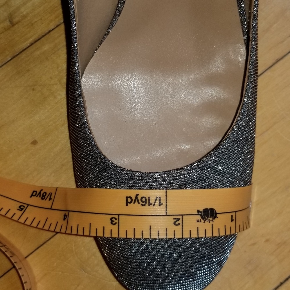Banana Republic "Violet" sparkly heels 3in - Picture 6 of 6